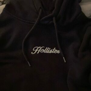 Black hoodie Hollister